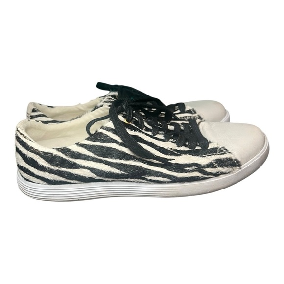 Cole Haan Grand.os Zebra Print Lace-up Sneakers Women's Size 8B - Picture 1 of 9